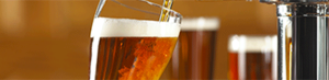 Pouring a beer