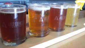 Flight of beer