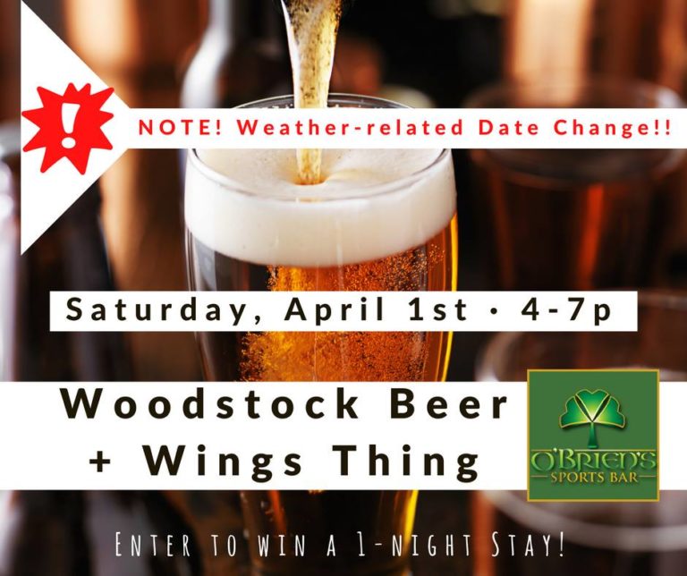 Woodstock Inn Beer and Wing Night Brew NH